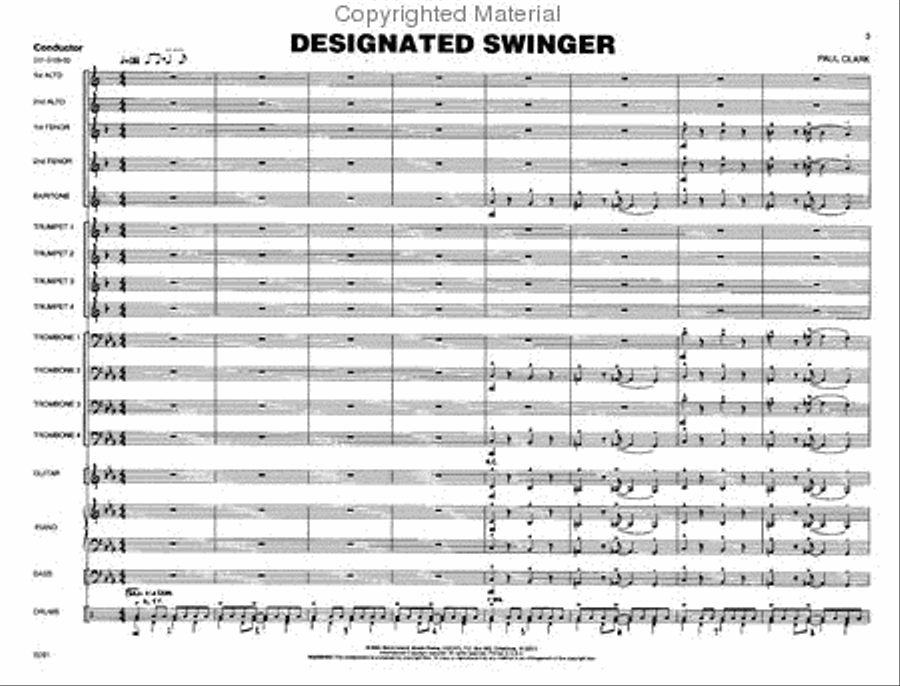 Designated Swinger Jazz Ensemble scores gallery preview page 2