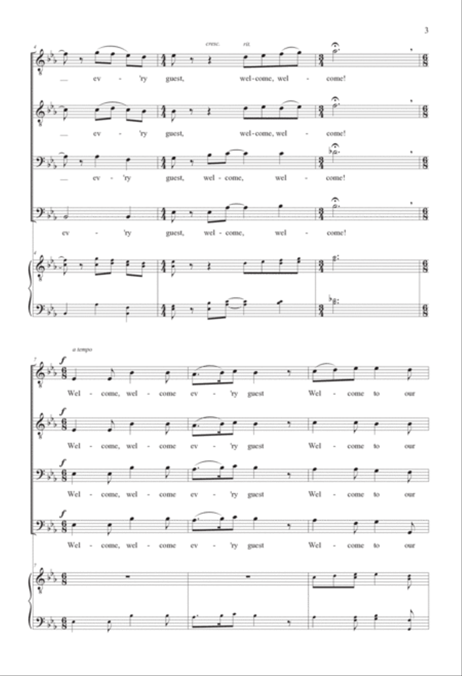 Welcome Fanfare! TTBB scores gallery preview page 3