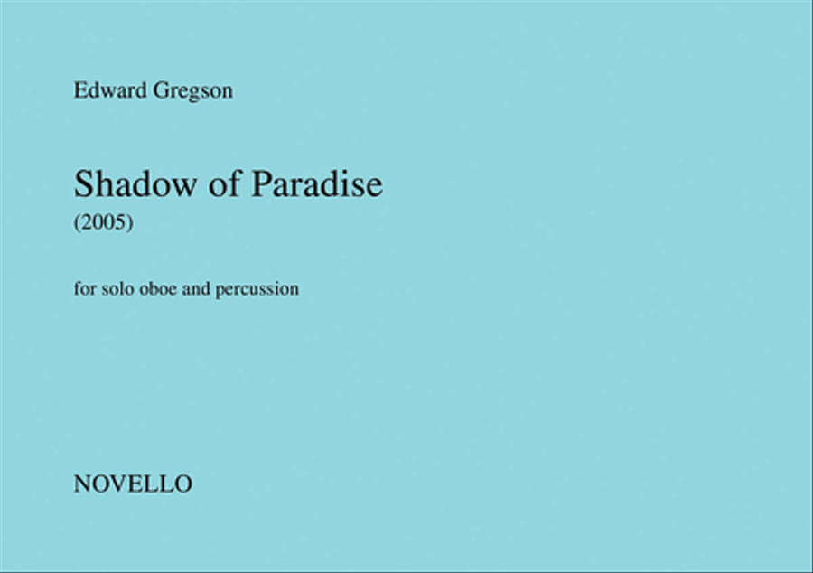 Shadow of Paradise Oboe scores gallery preview page 1