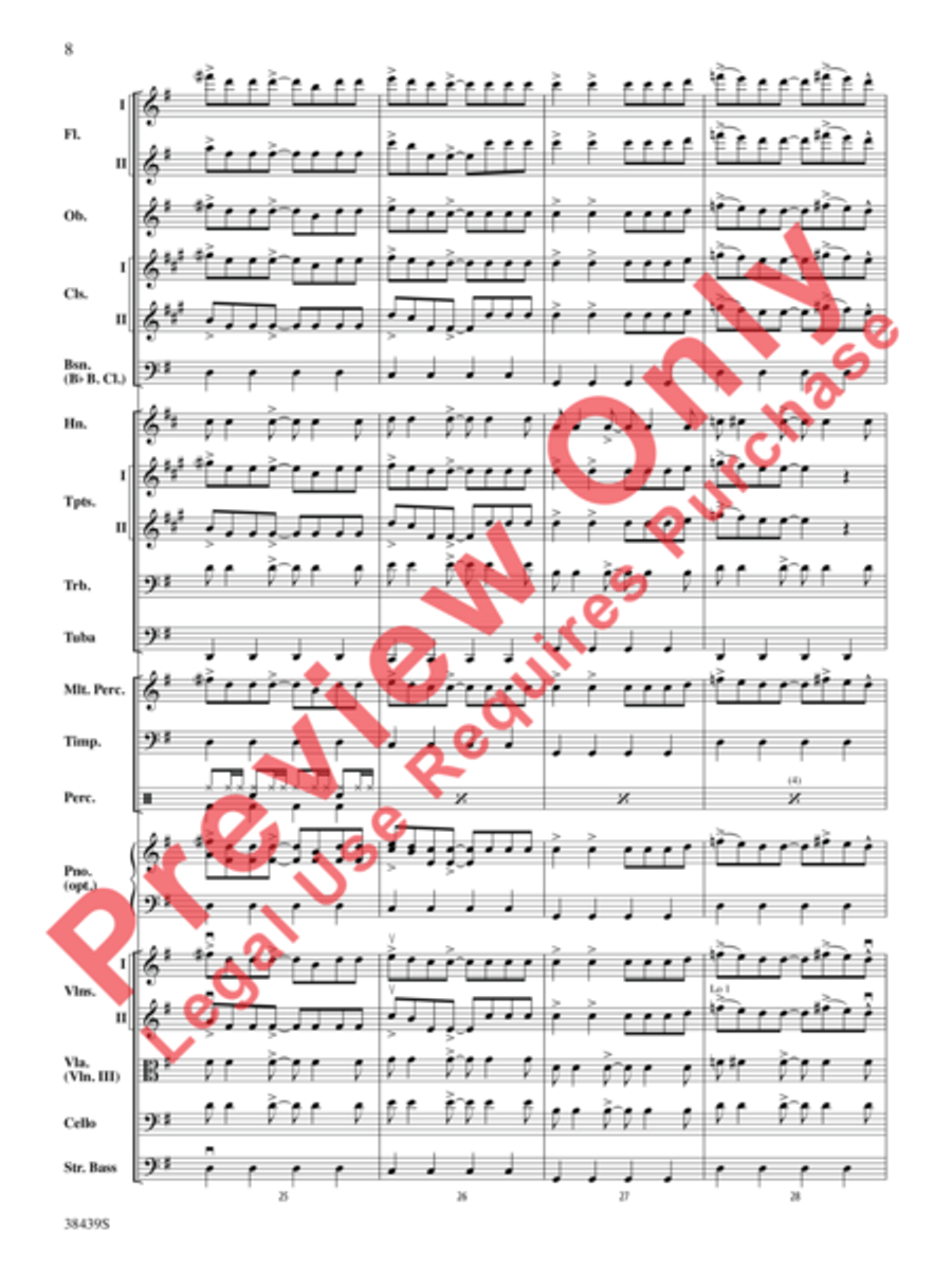 Born This Way Full Orchestra scores gallery preview page 9