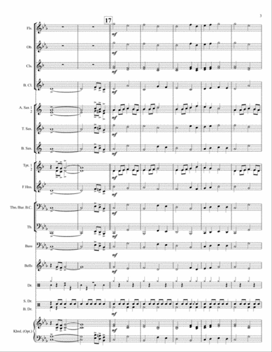 Mystery Island Mystery Island Concert Band scores gallery preview page 4