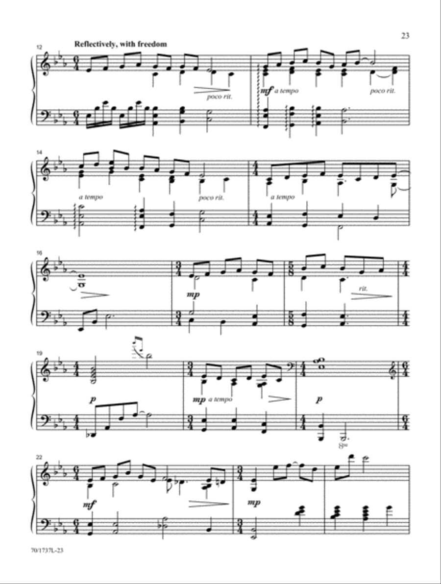 Advent Piano Solo scores gallery preview page 6