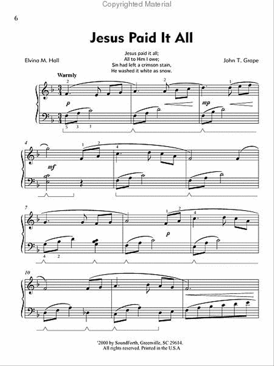 Keyboard Treasury, Vol. 3 Piano Solo scores gallery preview page 4