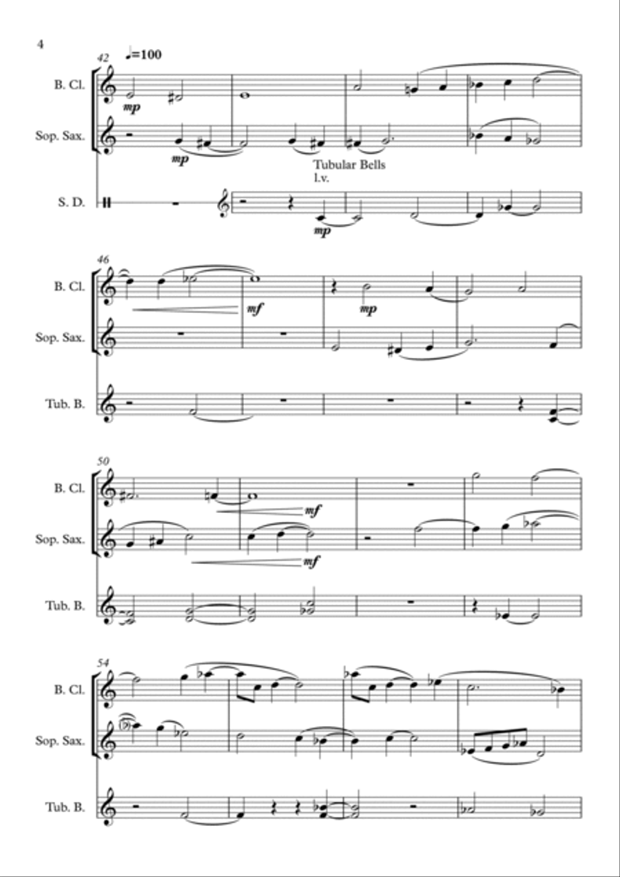 18/04/'21 A Reflection Small Ensemble scores gallery preview page 6