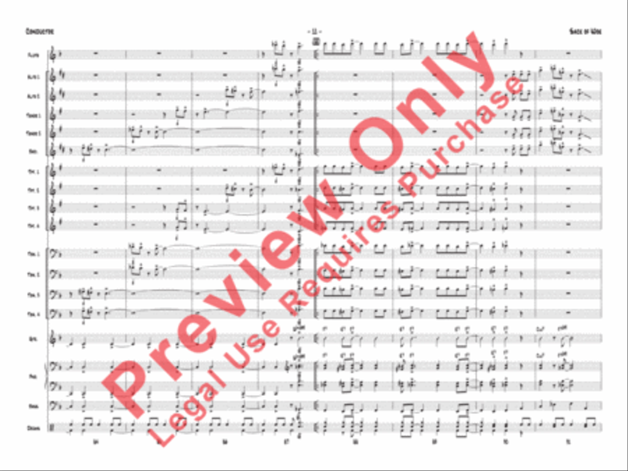 Sack of Woe Jazz Ensemble scores gallery preview page 14