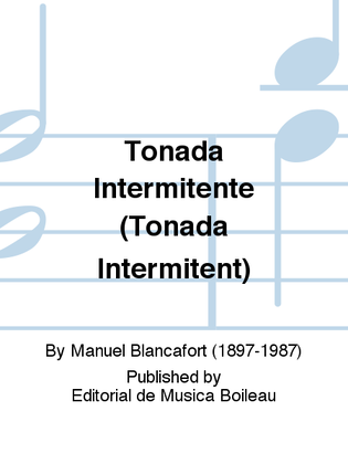 Book cover for Tonada Intermitente (Tonada Intermitent)
