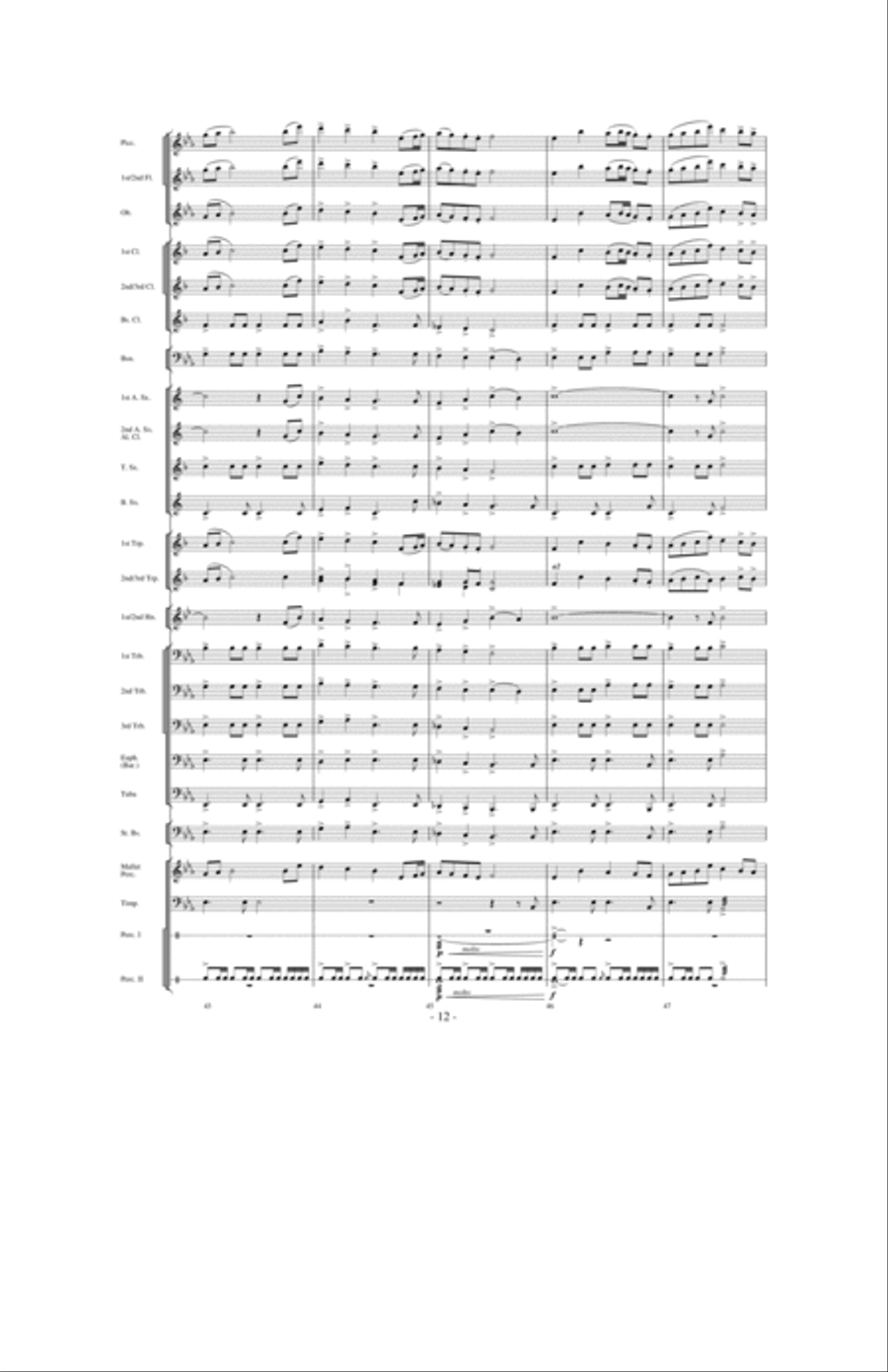 Where Eagles Soar Where Eagles Soar Concert Band scores gallery preview page 11