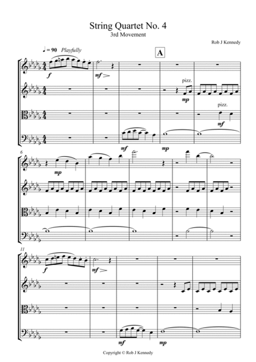 String Quartet No. 4 - 3rd movement image number null