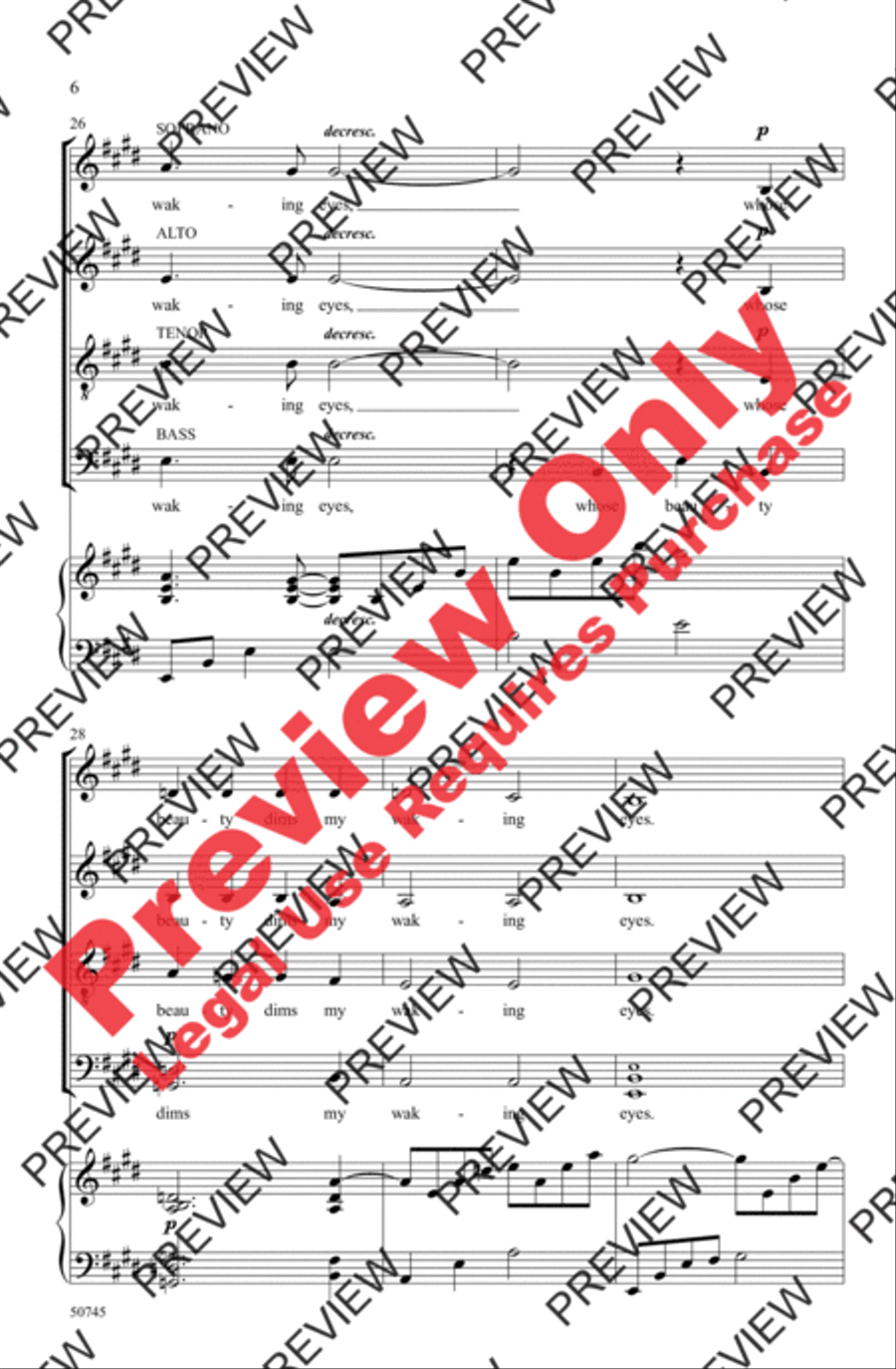 When Music Sounds When Music Sounds 4-Part scores gallery preview page 6