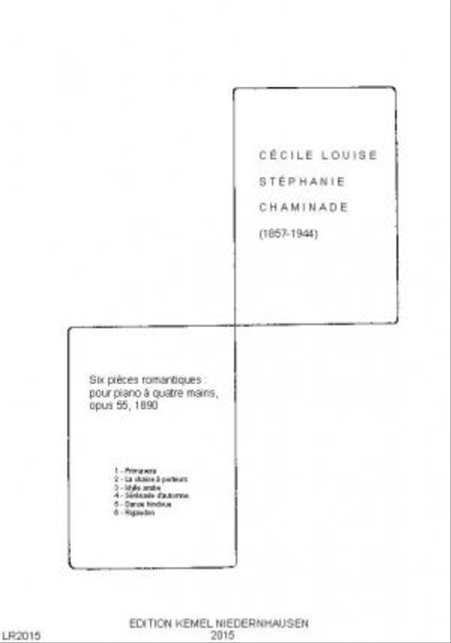 Six pieces romantiques Piano Duet scores gallery preview page 1