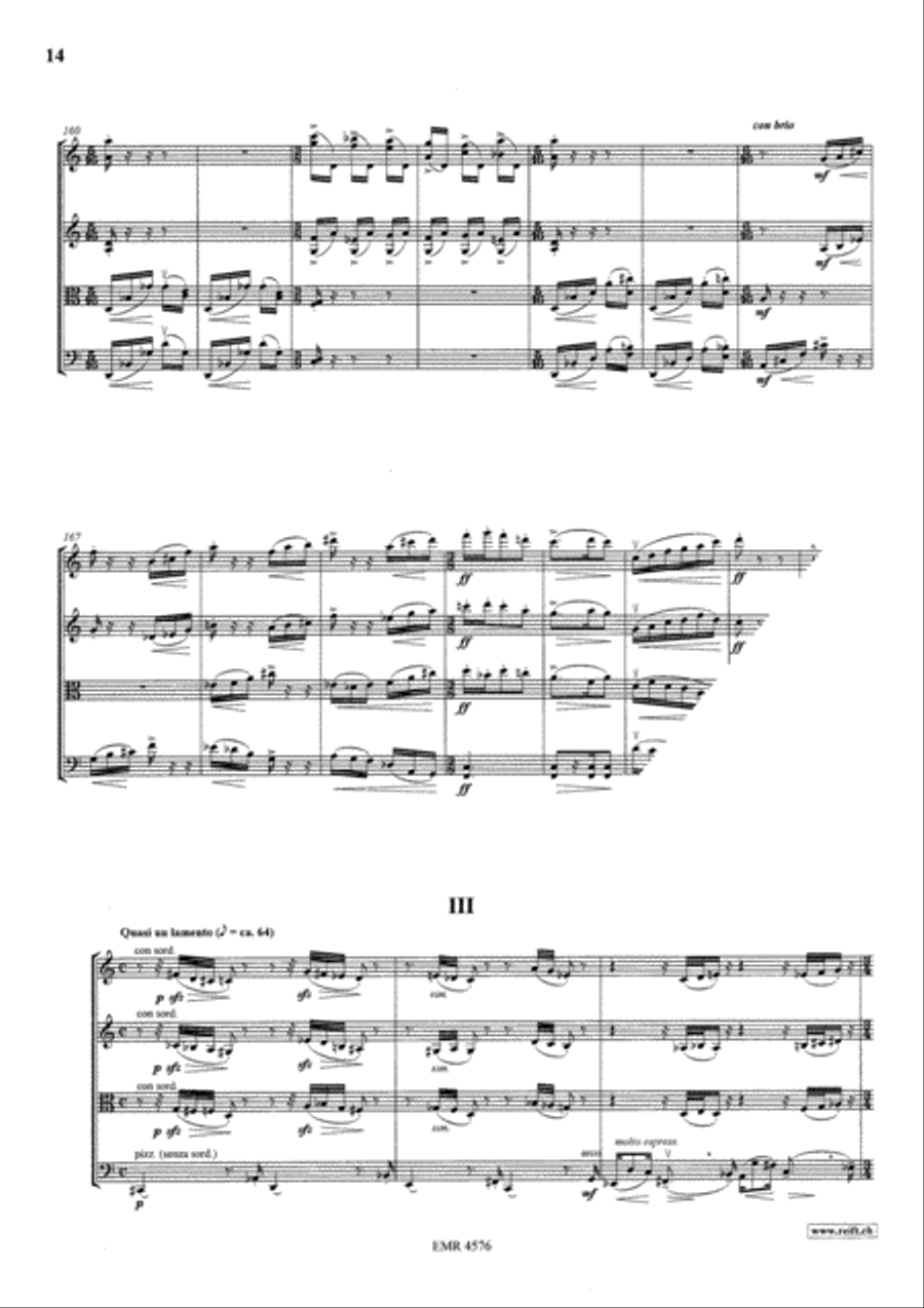 String Quartet String Quartet scores gallery preview page 7