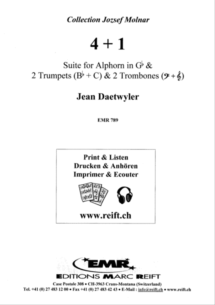 4 + 1 4 + 1 Trombone scores gallery preview page 2
