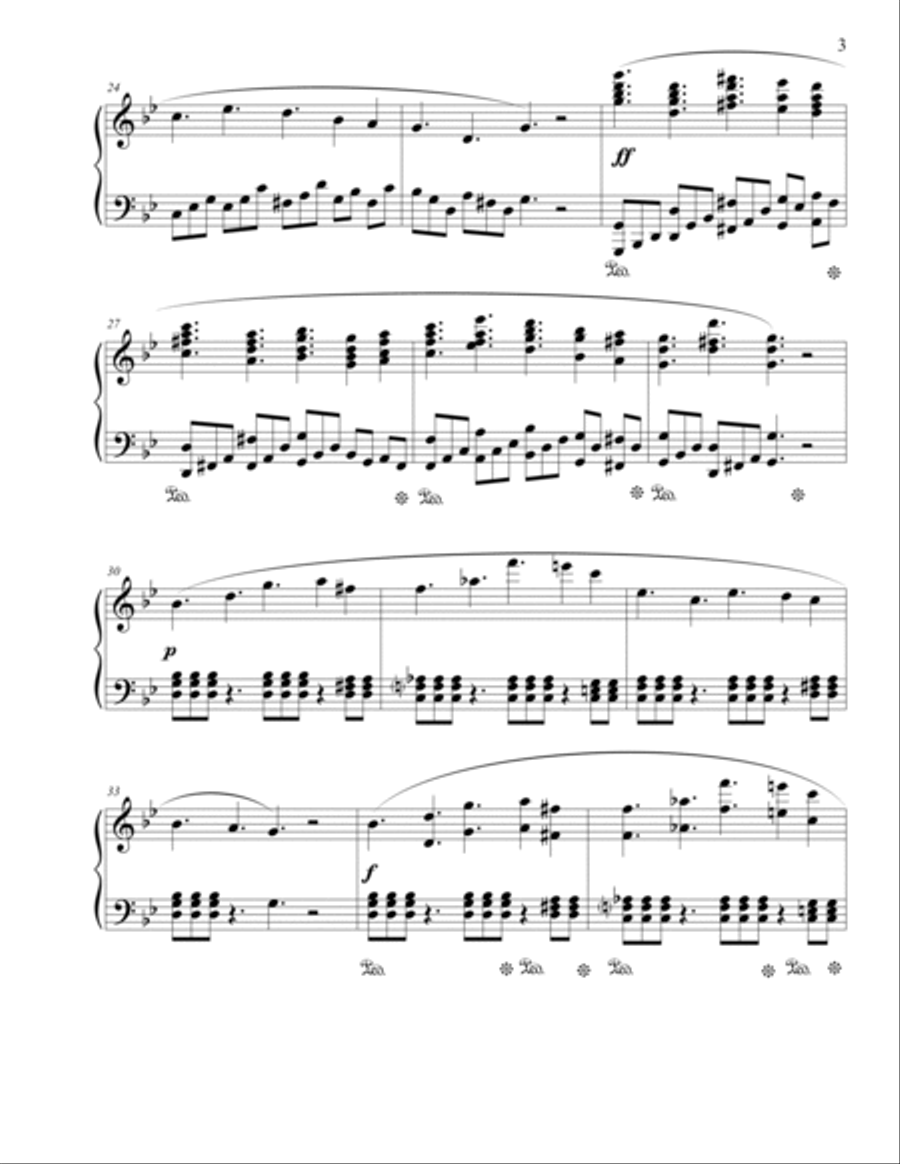 Prelude in G Minor: Schoenberg's Last Dance Piano Method scores gallery preview page 3
