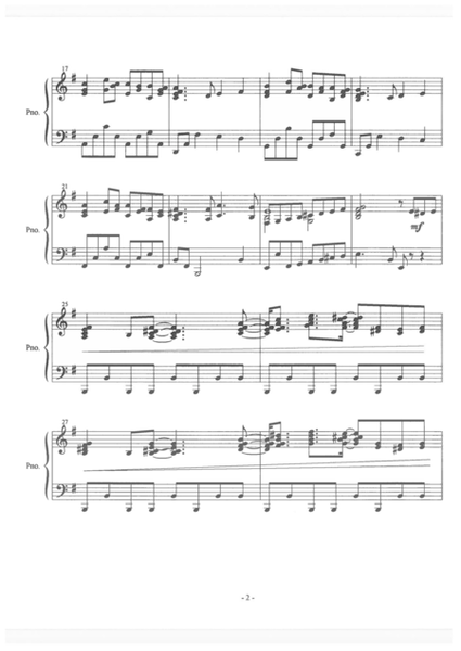 "Autumn Leaves" for Solo Piano