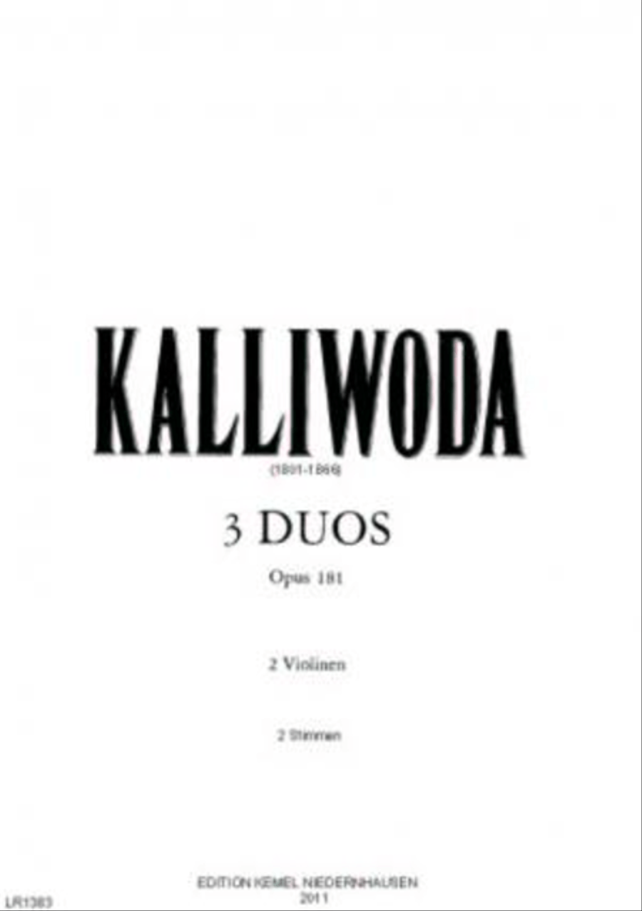 Drei Duos Violin scores gallery preview page 1