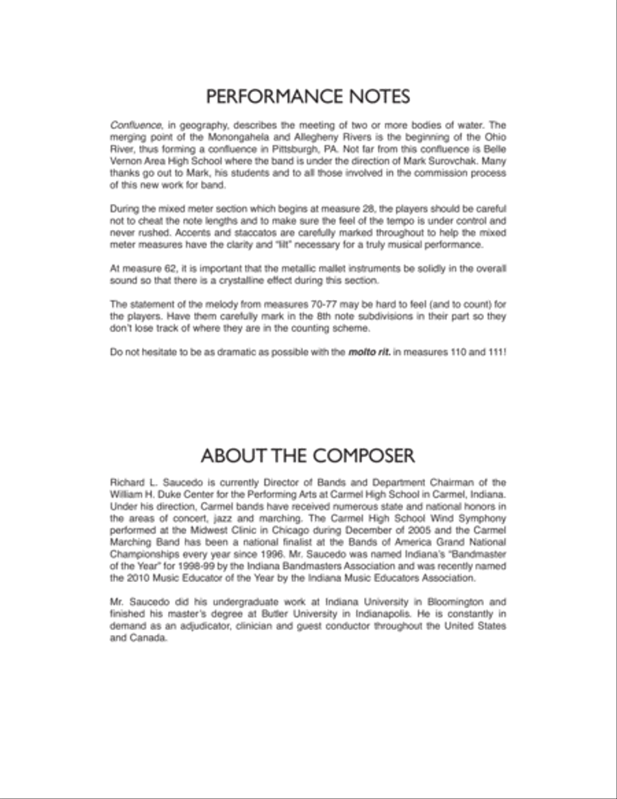 Confluence - Full Score Concert Band scores gallery preview page 2