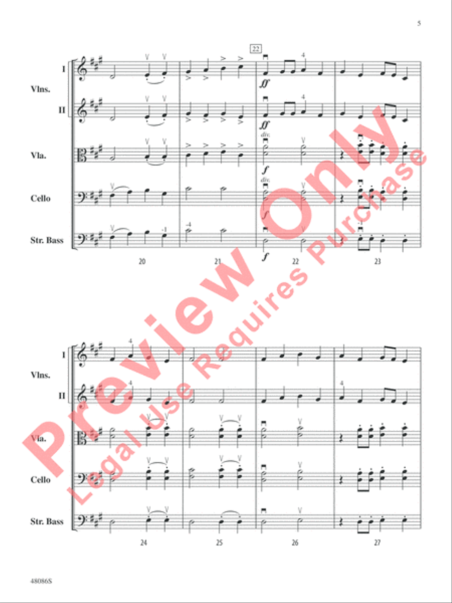 All Hands Hoay! String Orchestra scores gallery preview page 6