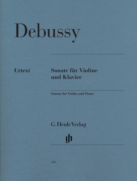 Debussy - Sonata G Min Violin/Piano Urtext
