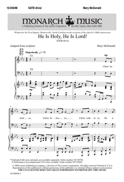 He Is Holy, He Is Lord!