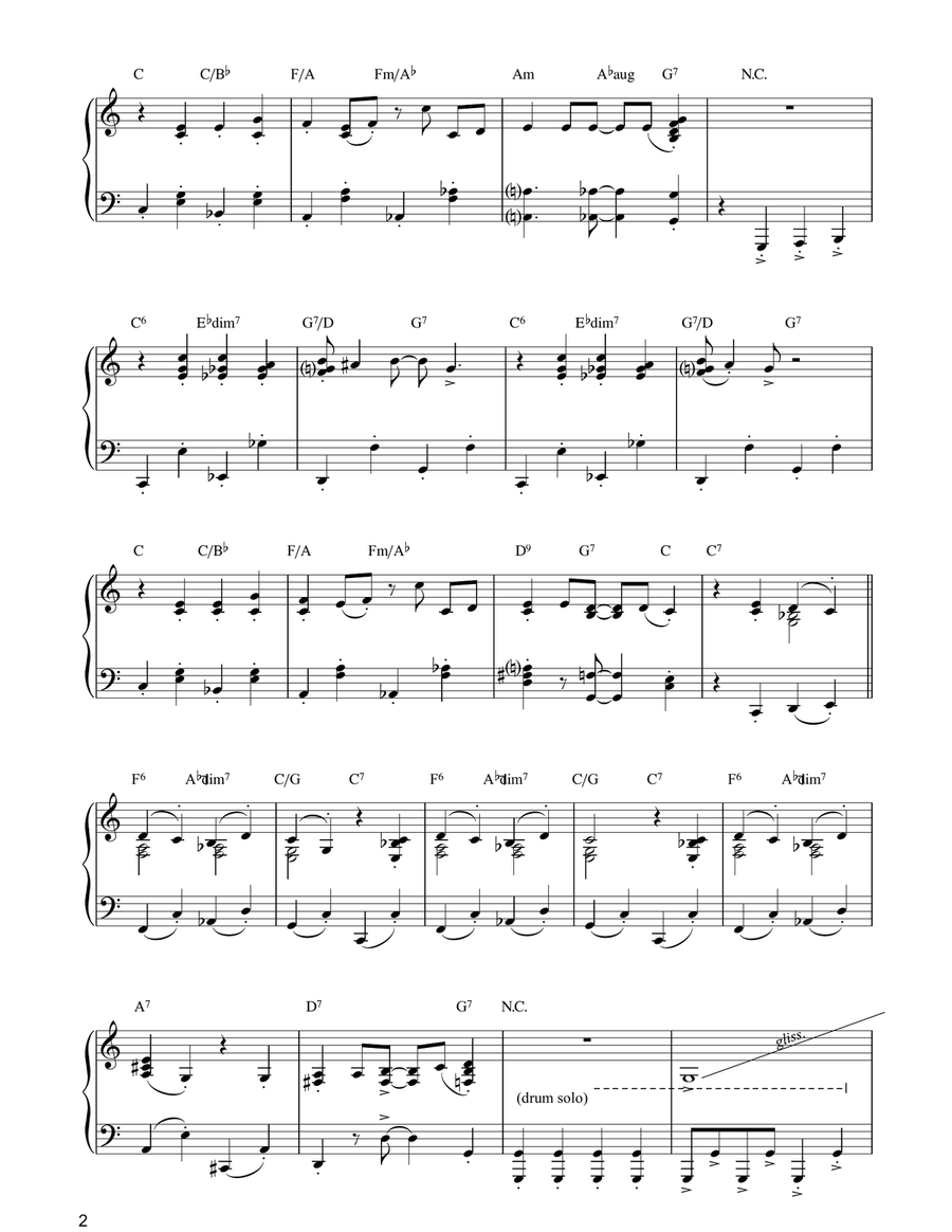 The Muppet Show Theme Piano Solo scores gallery preview page 2