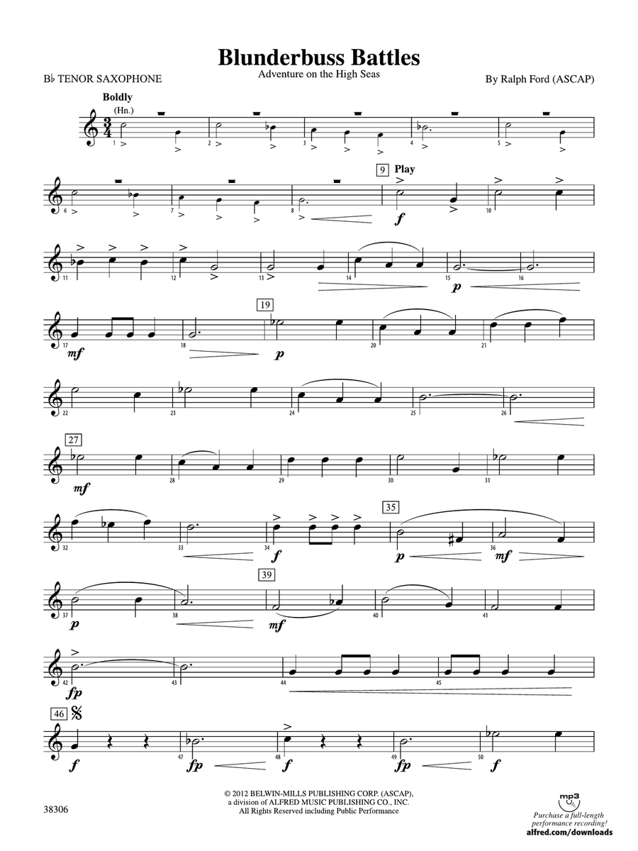 Blunderbuss Battles: B-flat Tenor Saxophone