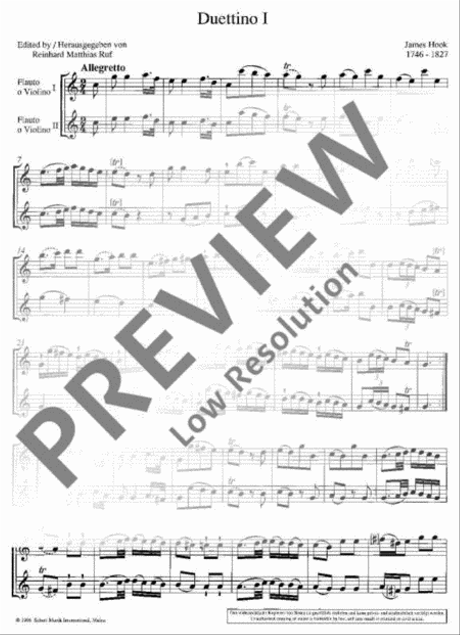 Twelve Duettinos Flute scores gallery preview page 11
