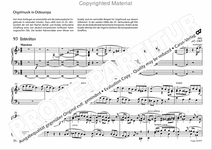 Freiburger Orgelbuch: Stammteil Organ Solo scores gallery preview page 209