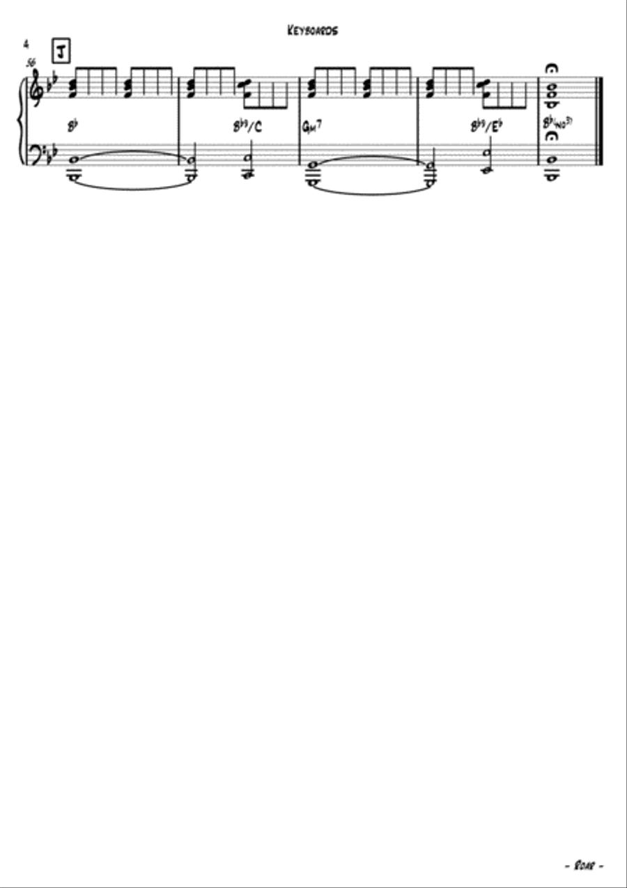 Roar Roar Jazz Ensemble scores gallery preview page 5