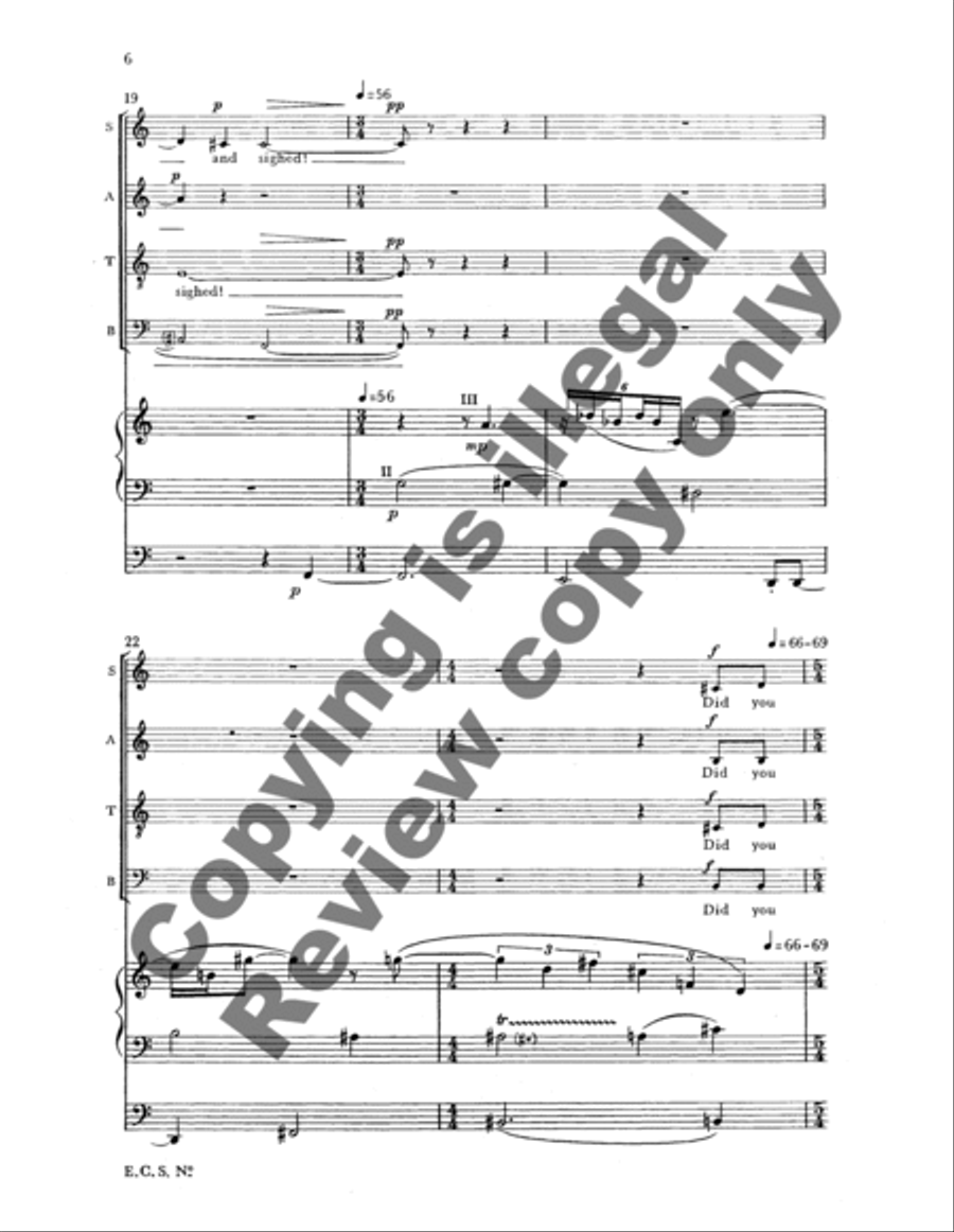 Did you Hear the Angels Sing? 4-Part scores gallery preview page 11