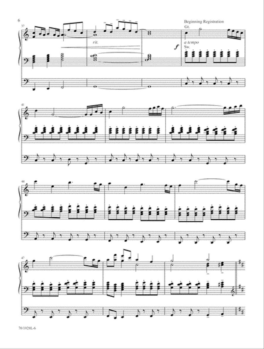 Jubilation! (Digital Delivery) Organ scores gallery preview page 6