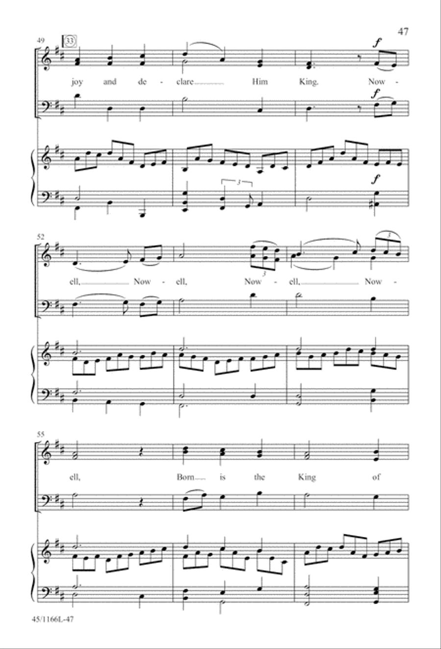 12 Carols for about 12 Singers 3-Part scores gallery preview page 48