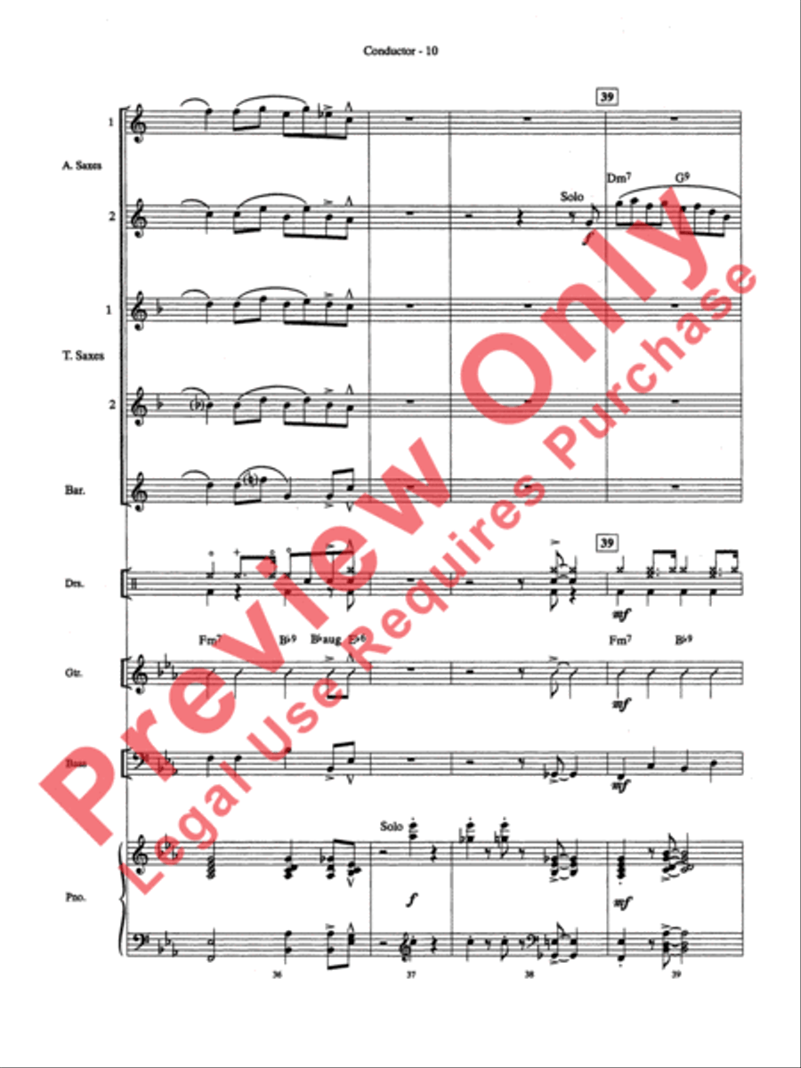 Let It Snow! Let It Snow! Let It Snow! Small Ensemble scores gallery preview page 11