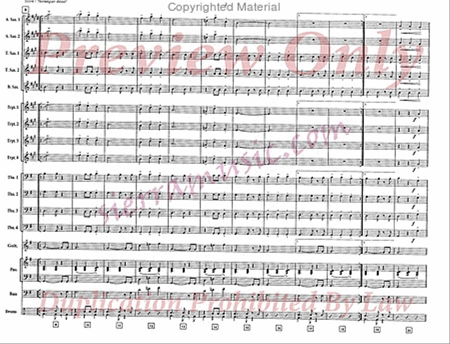 Norwegian Wood Norwegian Wood Big Band scores gallery preview page 3