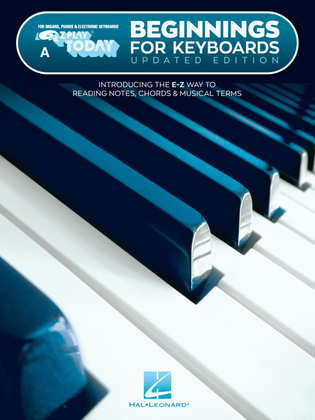 Book cover for Beginnings for Keyboards – Book A