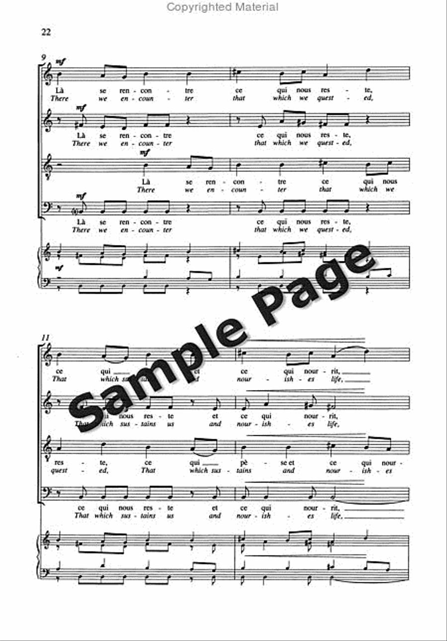 6 Chansons (Complete) 6 Chansons (Complete) 4-Part scores gallery preview page 22