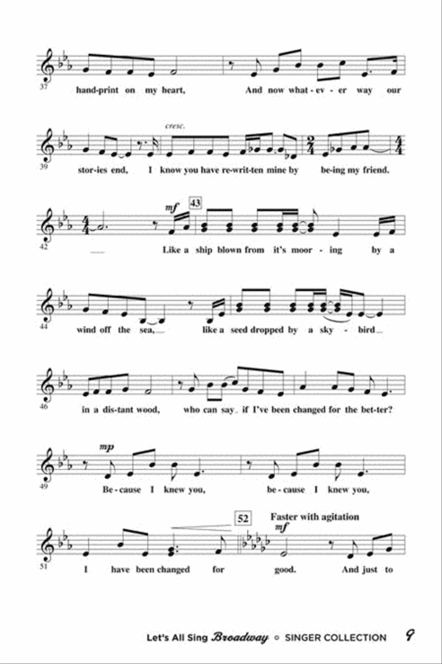 Let's All Sing Broadway Choir scores gallery preview page 3