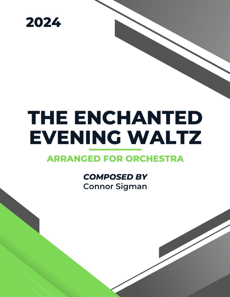 The Enchanted Evening Waltz - 4 Part Orchestra image number null