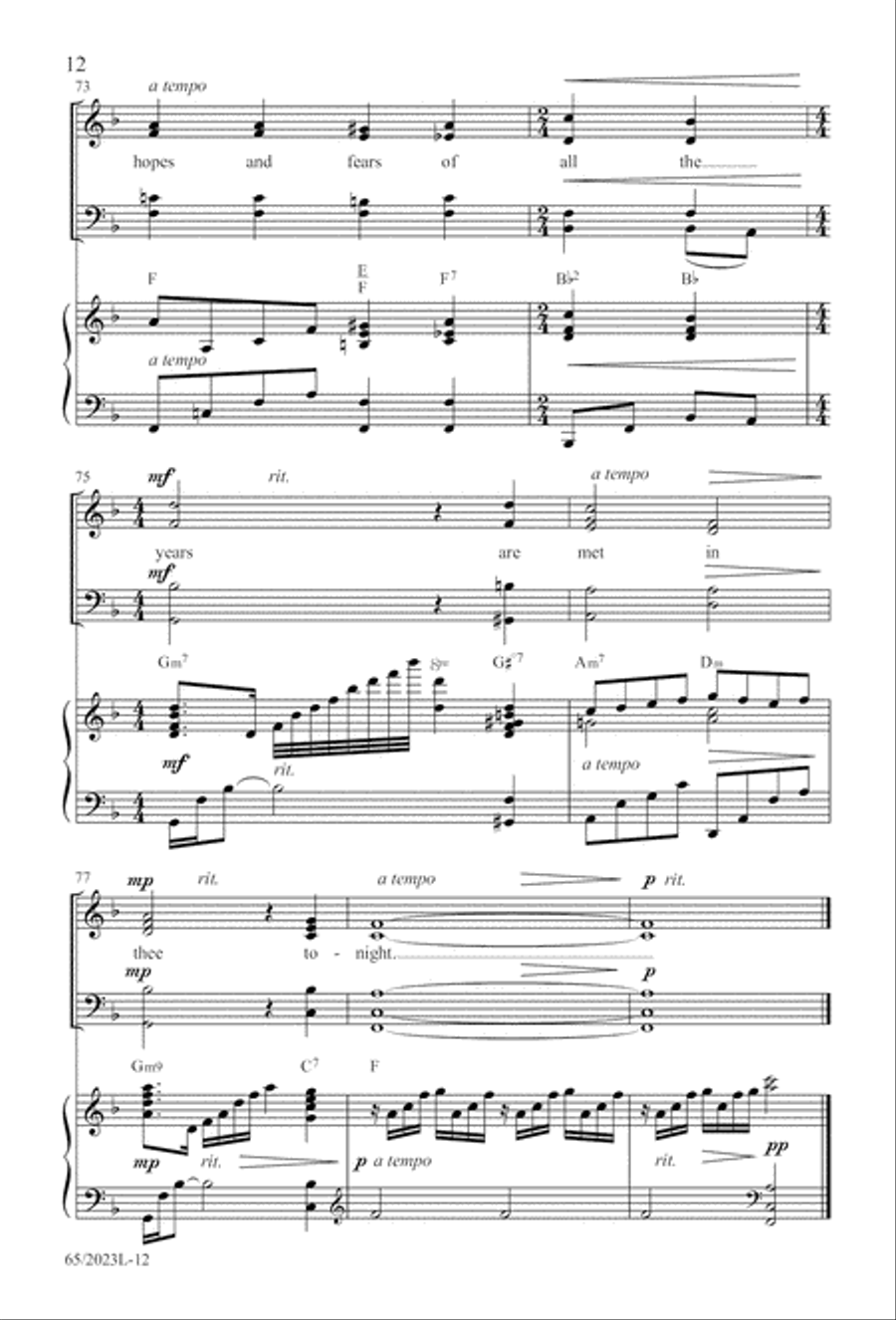Child of Hope 4-Part scores gallery preview page 13