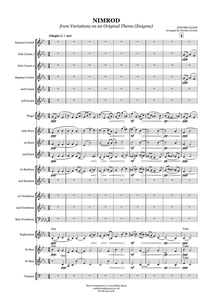Nimrod Brass Band scores gallery preview page 2