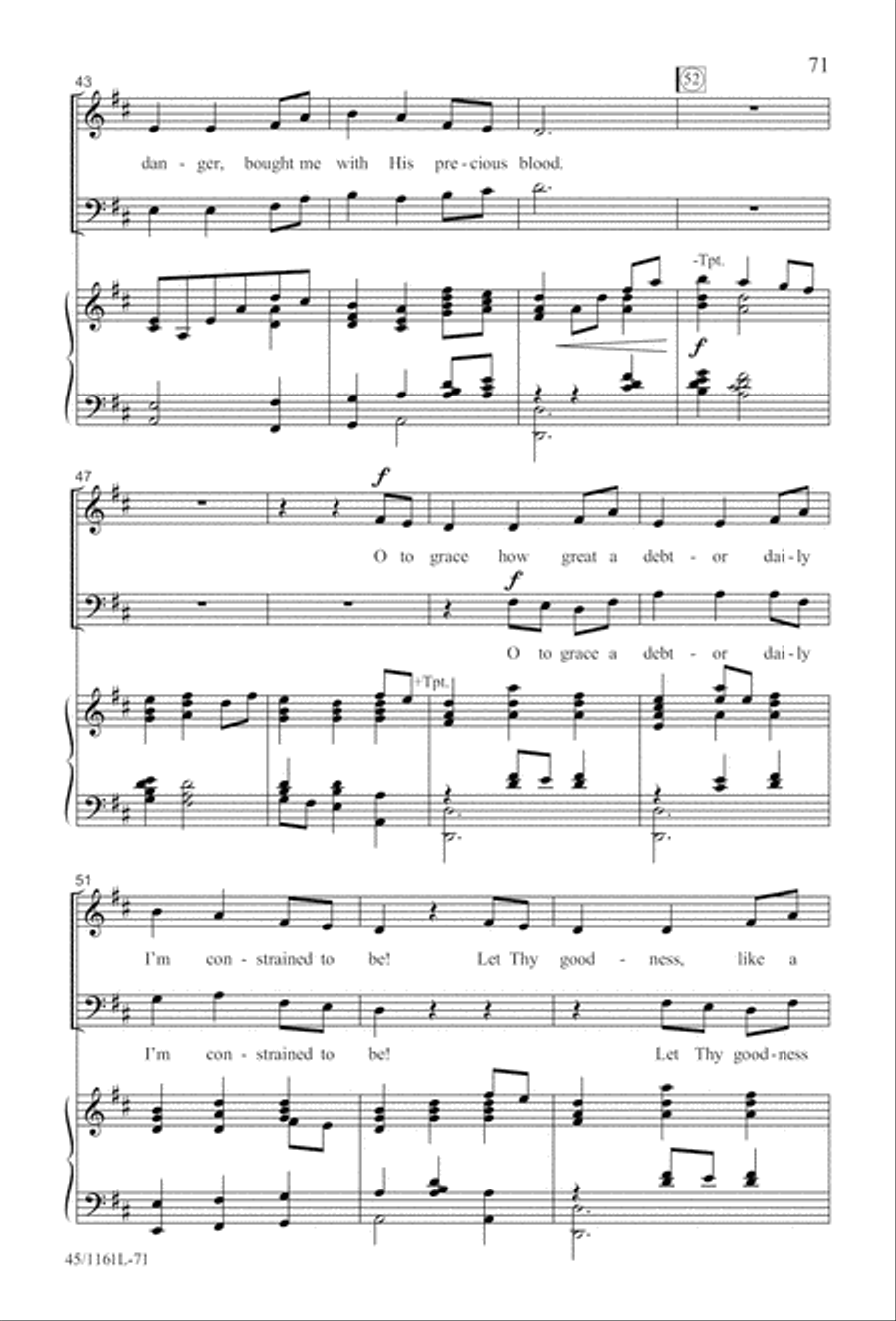 Hymns We Love to Sing Hymns We Love to Sing 3-Part scores gallery preview page 72
