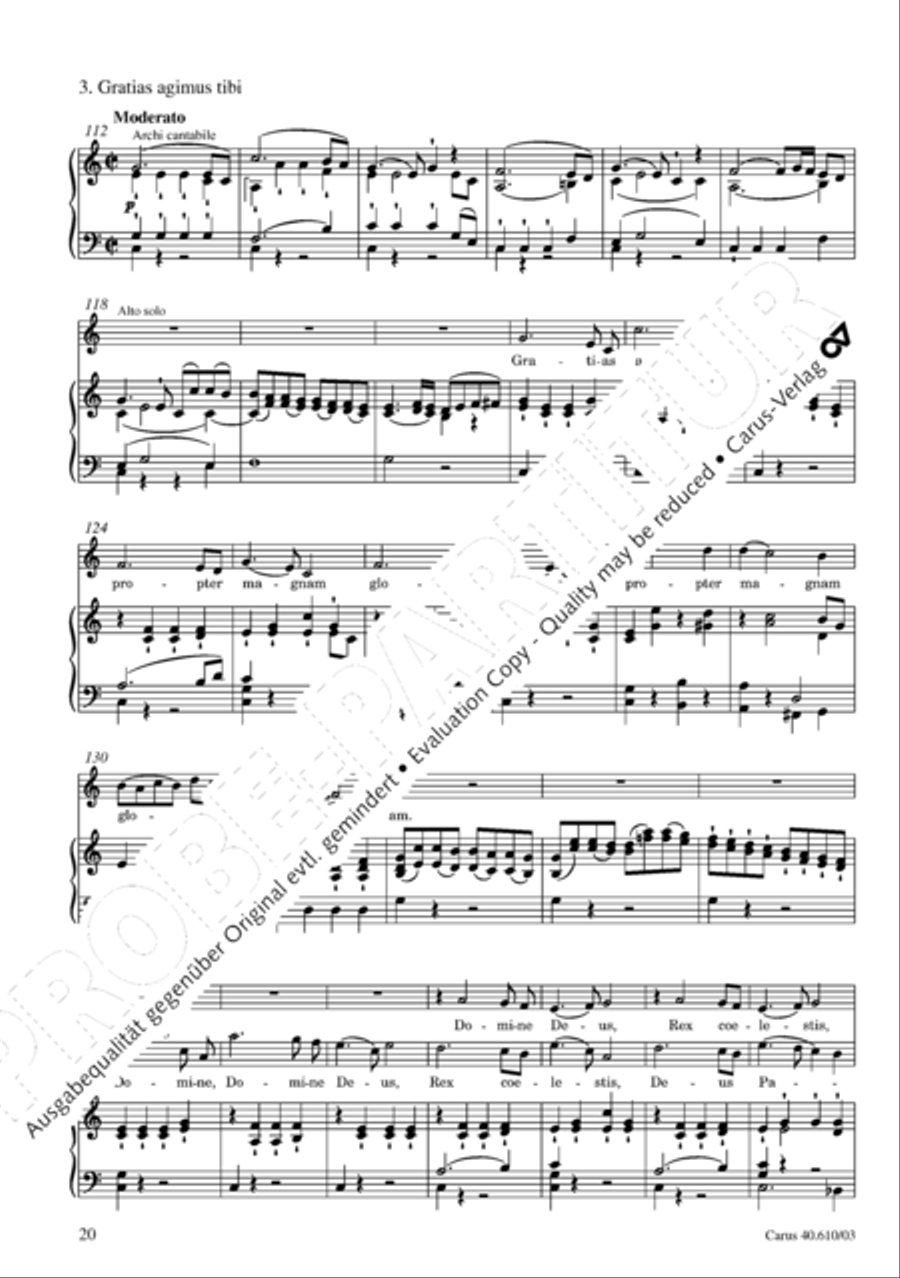 Theresienmesse in B 4-Part scores gallery preview page 21