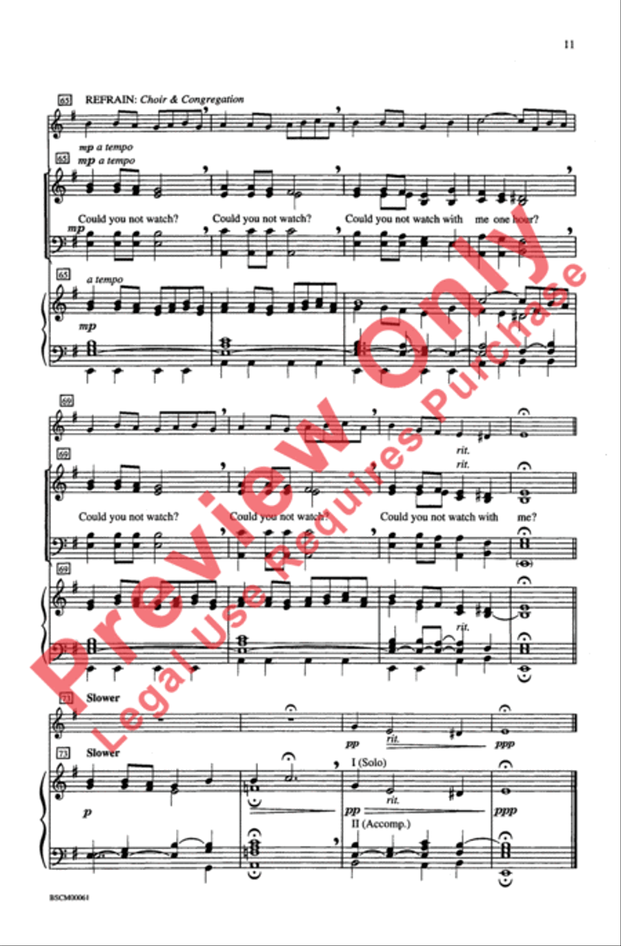Could You Not Watch 4-Part scores gallery preview page 10