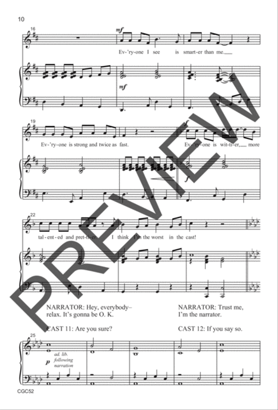 Table for Five Thousand! Preview Kit (Score & CD) Choir scores gallery preview page 4