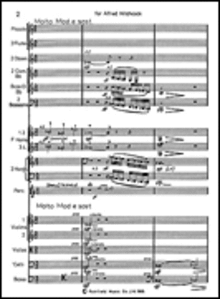 Herrmann: Portrait Of Hitch (Study Score)