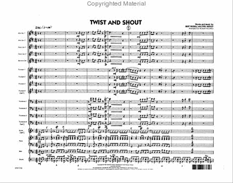 Twist and Shout Jazz Ensemble scores gallery preview page 2