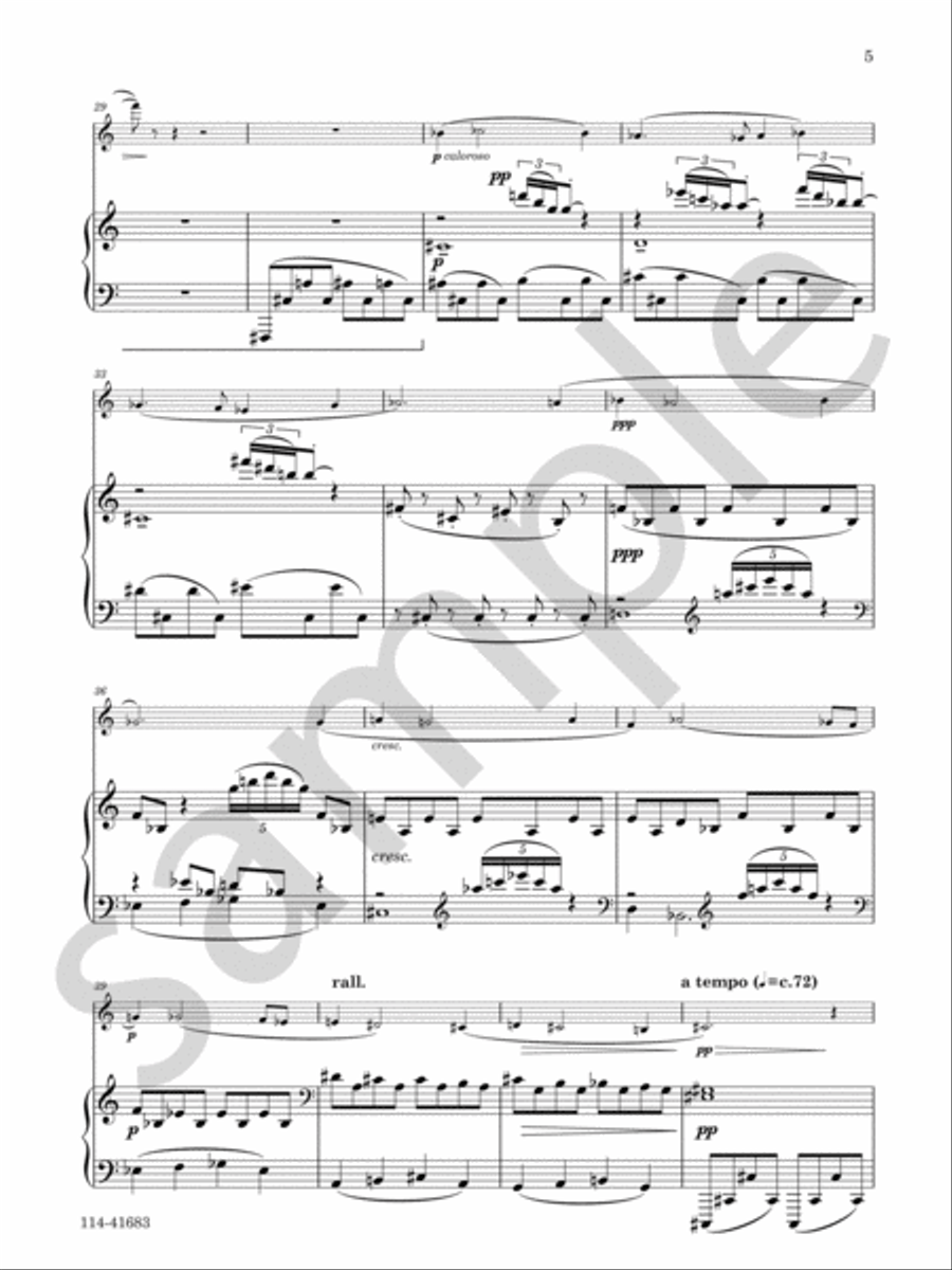 Elegy Chamber Music scores gallery preview page 5