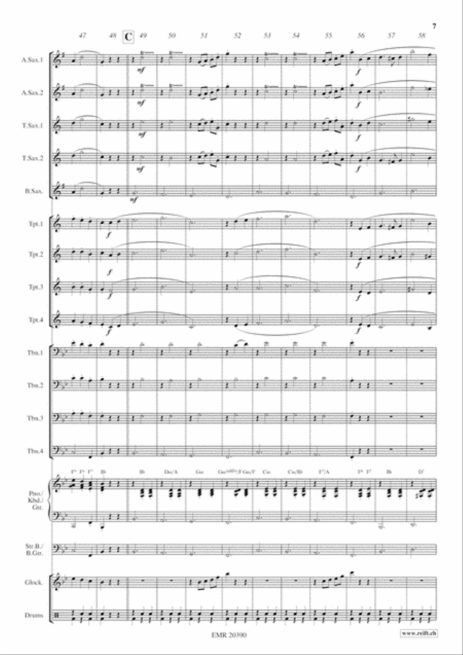 Lipizzaner Stallions Big Band scores gallery preview page 8
