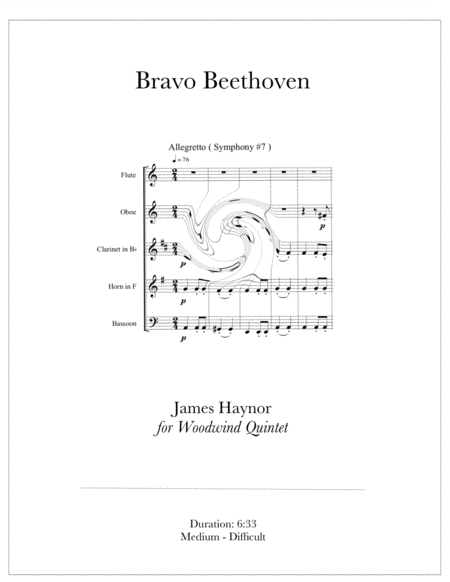 Bravo Beethoven for Woodwind Quintet image number null
