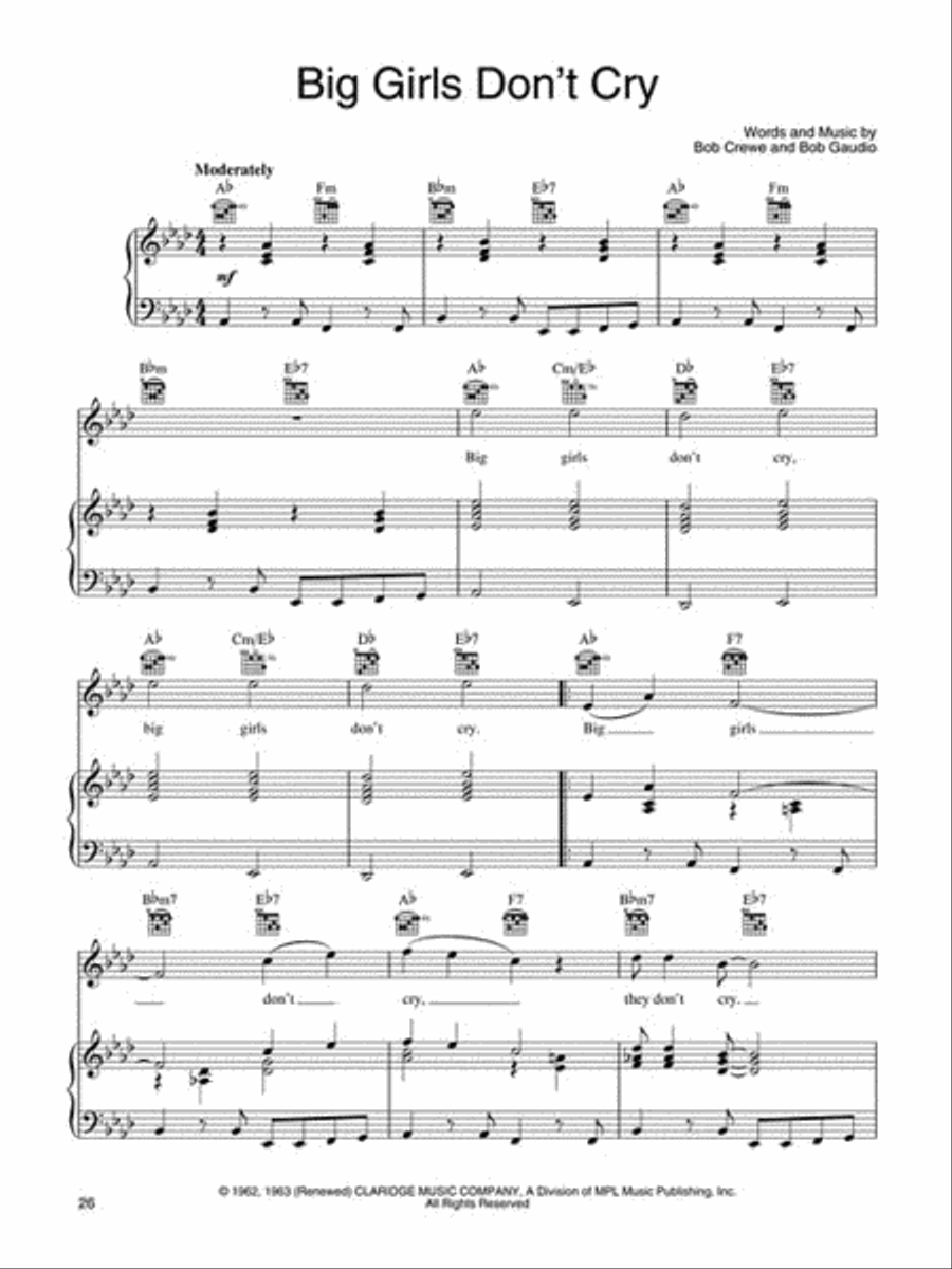The Most Requested Songs of the '60s Piano, Vocal, Guitar scores gallery preview page 3
