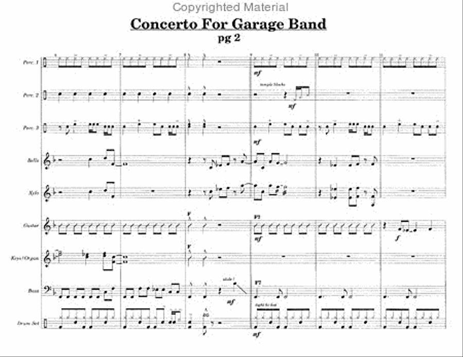 Concerto For Garage Band image number null